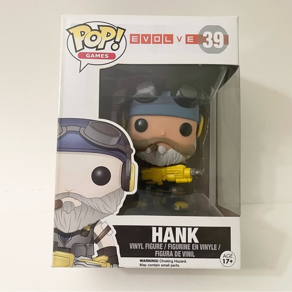 Funko Pop! Games Evolve Hank #39 Vinyl Figure - Picture 16 of 16